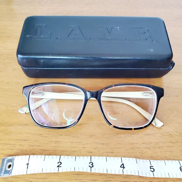 L.A.M.B Eyeglasses LA018 Tortoise Gold 54-14-140 Womens Optical main image 7